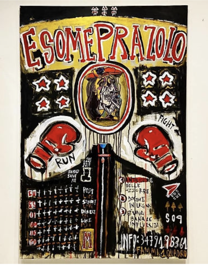“Advance” di Michele Desiderato- Acrilico su tela 80x120