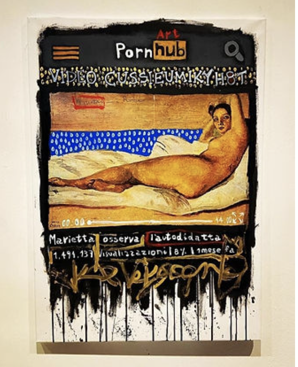 “E.I.A. Cultur Art” di Michele Desiderato - Tecnica mista su tela 50x70